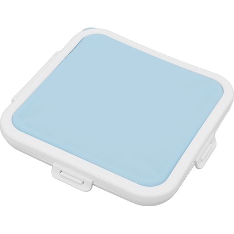 Blaue Sandwich-Bento-Box, tragbares Mittagessen für draußen für Schüler und Büroangestellte, selbstgemachte Lunchbox (1/5)