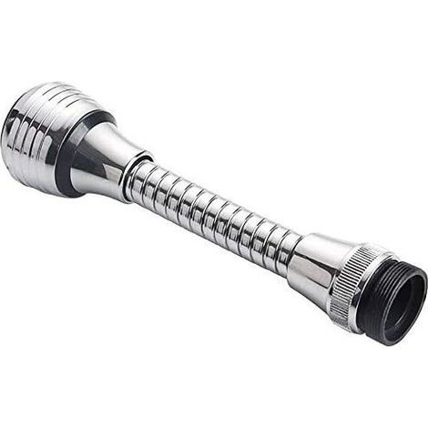 Aérateur de robinet flexible, rotation à 360°, anti-éclaboussures, universel (1/5)