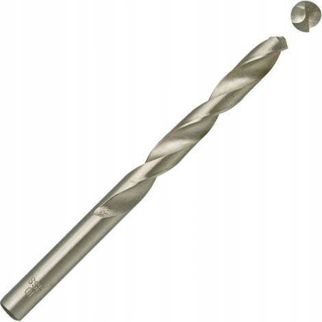 Foret à métaux 2,5 mm HSS DIN338 blanc, lot de 10