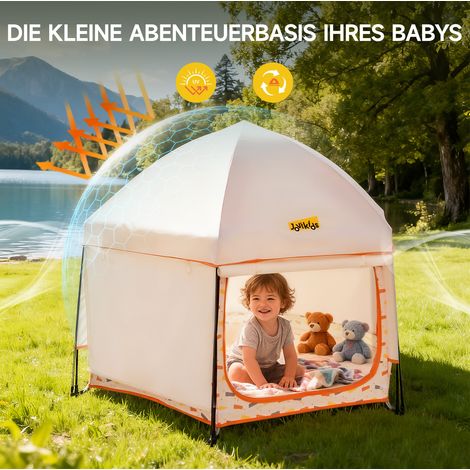 Parc bébé pop-up 150x150x105 cm pliable HAVRYA (1/3)