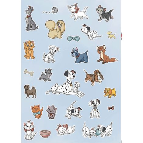 Stickers muraux- Disney Cats and Dogs (1/2)