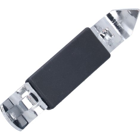 Ouvre-boîte en acier inoxydable portable et multifonction avec aimant pour camping et voyage (1/5)