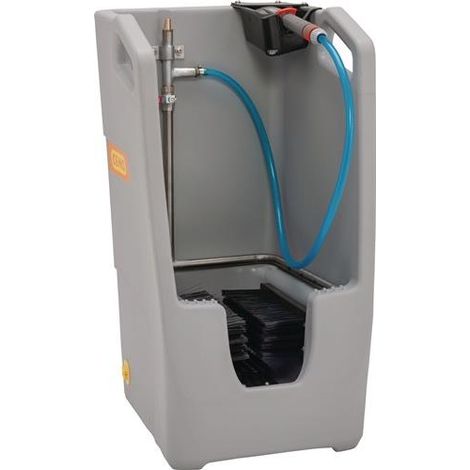 Stiefelreiniger B490xT530xH880mm m.Sammelstelle PE CEMO (1/4)