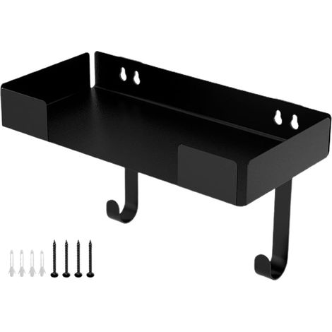 Bügeleisen-Wandhalterung Bügelbretthalter Bügelbrett-Organizer Robuste Wandhalterung mit elegantem schwarzen Finish, ideal zur Platzoptimierung in Wohnungen,