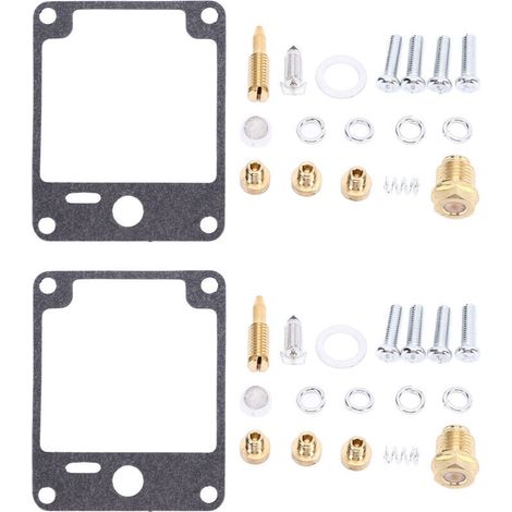 2 sets/36 pièces de kit de réparation de carburateur pour XV1000, XV1000L VIRAGO 1000 1984‑1987