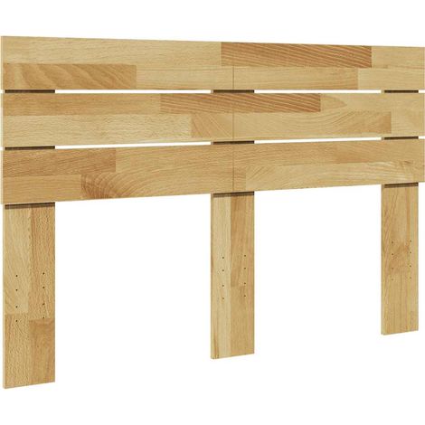 Kopfteil 120 cm Massivholz Eiche