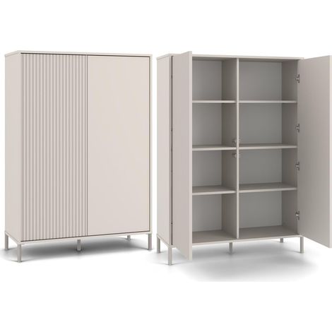 Cassettiera alta, cashmere / beige, 103,5 x 147,5 x 40 cm (1/5)