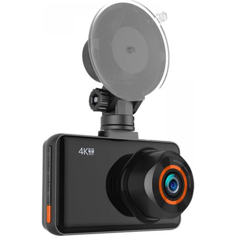 Dash Cam - 4K UHD - 170° Grand Angle - Vision Nocturne - Surveillance Parking 24/7 - Enregistrement Boucle - Capteur G - Écran IPS 3 Pouces - Carte MicroSD 32 Go Incluse (1/5)