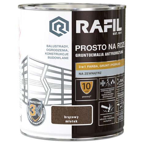 Rafil Prosto removedor de óxido marrón martillo 0,75 l (1/2)