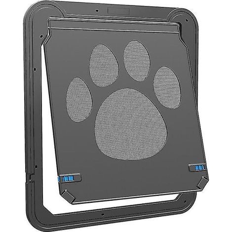 Hunde- und Katzenklappenöffner – Kontrollierte Türöffnung – Elektronischer Bildschirm – Fensterschutz – Wandmontage – Moskitonetz (1/5)