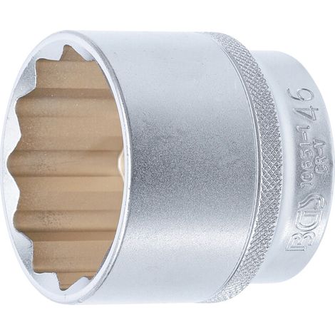 BGS Douille pour clé, douze pans 12,5 mm (1/2") 46 mm
