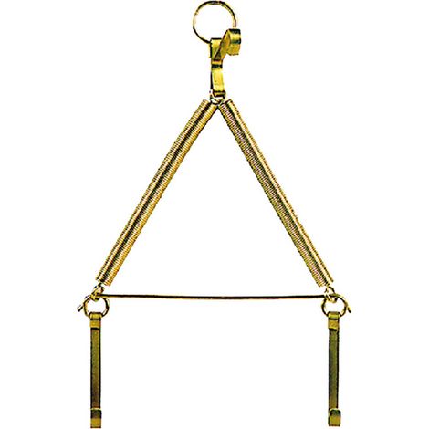 10BL GANCIO A MOLLA APPENDIPIATTI N. 2 cf. 1 pz - ø16 a 25 mm