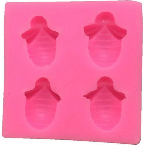 Moule Abeilles Mignon pour Pâtisserie, Chocolat, Argile et Savon - Outils de Décoration Créative (1/4)