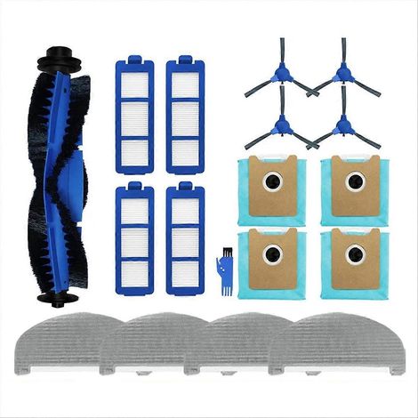 Hauptseitenbürste G40 Hybrid, HEPA-Filter, Waschtücher, Staubbeutel – komplettes Set an Ersatzteilen für Saugroboter, vielseitiges Wartungsset, kompatible Ersatzteile, effiziente und langlebige Reinig (1/5)