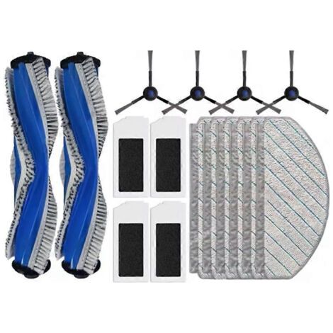 Lot de 5 accessoires pour aspirateur Vorwerk Kobold VR200 VR300 : brosse latérale rotative, filtre HEPA et accessoires ultra-résistants. (1/5)