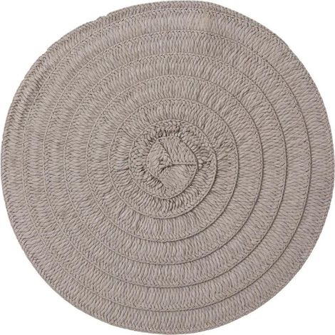 Set de Table Déco "Olivia" 38cm Gris Clair (1/3)