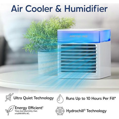 Arctic Air Pure Chill 2.0 Evaporative Air Cooler by Ontel - Powerful, Quiet, and Space Cooler with Hydro-Chill Technology For (1/4)