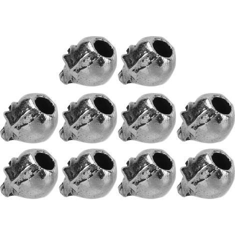 10 perles EDC en paracorde, cordon en alliage, porte-clés, pendentif, accessoires DIY pour bracelets en paracorde (1/5)