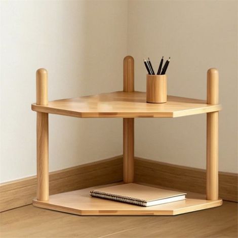 Étagère De Rangement Enfants - Bambou Et Pin Naturel - Pour Chambre Ou Salle De Jeux - Montessori - 1 Pièce (1/5)