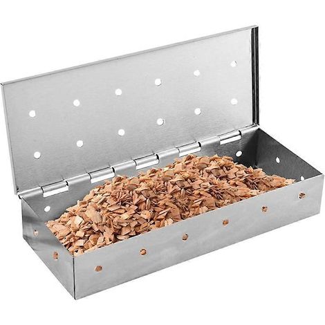 Räucherbox für Grills - Geschenkidee für Männer, Väter, Geburtstage - Mit Löchern.