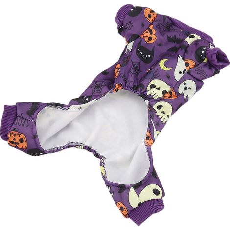 Costumes d'Halloween pour chiens, vêtements de déguisement pour animaux de compagnie, vêtements amusants et originaux pour chiens, t-shirts pour chiens (taille S) (1/5)