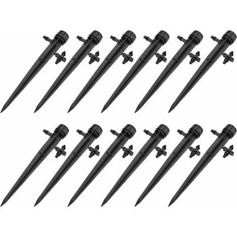 Lot de 50 buses d'irrigation goutte à goutte réglables 4/7 mm, micro-asperseurs pour potagers/fleurs-AquaForge (1/5)