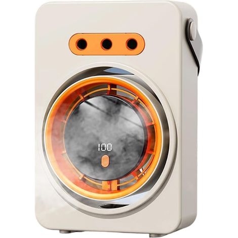 Ventilateur de Cou,3 Vitesses, Rechargeable USB, Longue Autonomie, Fonctionnement silencieux, pour Voyage, Bureau Extérieur,noir (1/4)