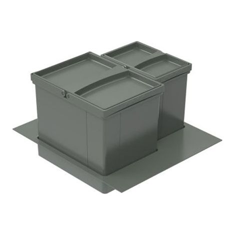 WESCO Einbau-Abfallsammler Pullboy Versa 265 K/500-2, Höhe 265 mm (1/3)
