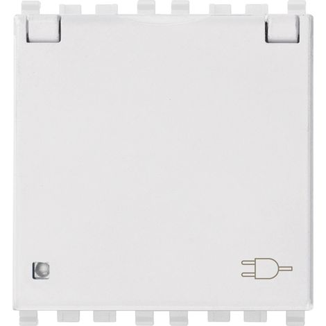 VIMAR - 20208.CB SICURY Steckdose 2P+T 16A DE + weiße Abdeckung
