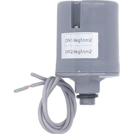 Automatischer Druckschalter für selbstansaugende Pumpe, G1/4-Außengewinde-Controller 220–240 V, Durchflussregler (1/5)