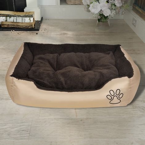 Lit chaud pour chiens  Lit pour animal avec coussin rembourrée L CFW17337 (1/5)