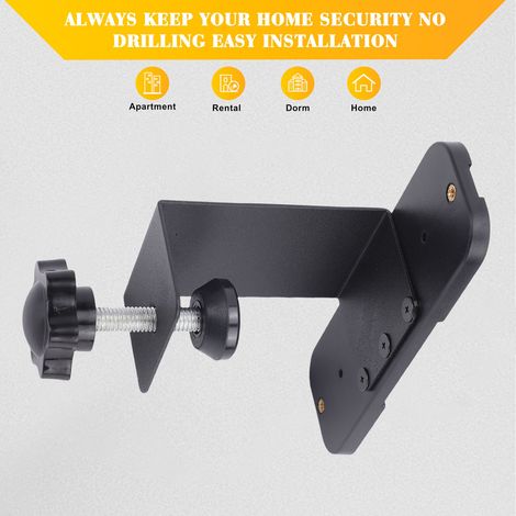 Supports pour Caméra Blink contre Vandalisme avec Fixation sans Perçage pour Portes Standard Interieur Noir (1/5)
