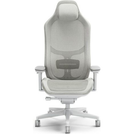 Fractal Design Refine Mesh Light Gaming Chair - Ergonomic Office Desk Chair Functionality with 4D Adjustable Armrests, High-Back Support, Lumbar Cushion, and Breathable Mesh (FD-CH-RE1M-02)