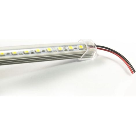 YMYNY 2 m starrer LED-Streifen aus Aluminium mit Plexiglasabdeckung, Kaltweiß (1/3)