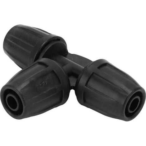 Connecteur En T - Pour Tuyaux 8/11 Mm - Irrigation Goutte A Goutte - Lot De 10 Pieces (1/4)
