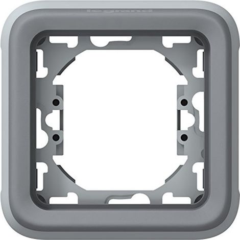 Wasserdichte Einbaubox für 1 Anschlussstelle Plexo, modular, IP55, Grau (1/3)