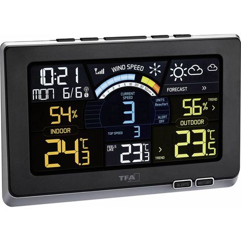 TFA Dostmann Spring Breeze 35.1140.01 Stazione meteo digitale senza fili Numero di sensori max. 3