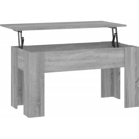 Maison Exclusive - Couchtisch Grau Sonoma 101x49x52 cm Holzwerkst