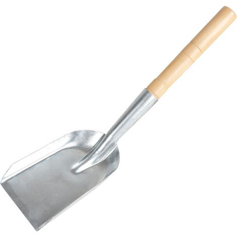 BURI Hand Schaufel verzinkt Ascheschaufel Kohleschaufel Metallschaufel Gartenschaufel (1/2)