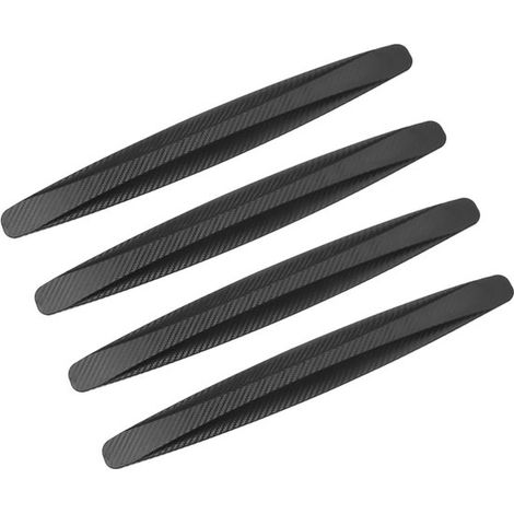 4 protectores de borde de puerta, protectores de borde de puerta de goma para coche, protección de puerta (negro) (1/5)