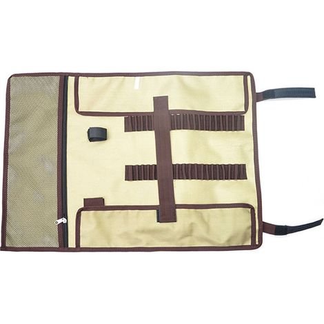 Sac de rangement pour piquets de tente, camping, portable, imperméable, en tissu Oxford, comprenant piquets de tente, marteau et outils, kaki (1/5)