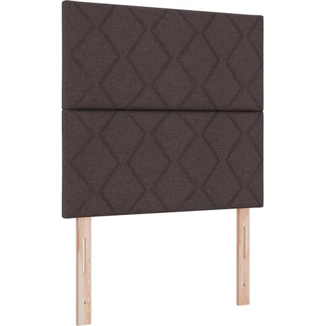 Maison Exclusive - Testiera Marrone Scuro 100 cm Tessuto