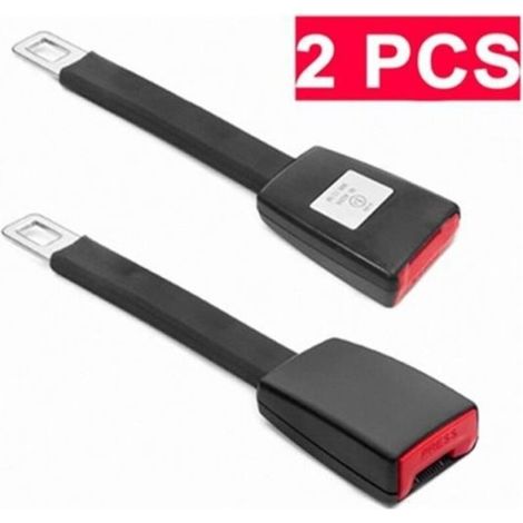 Extensor de cinturón de seguridad con certificación E11 (juego de 2 piezas) Extensor universal de seguridad para automóvil - 25 cm (1/4)