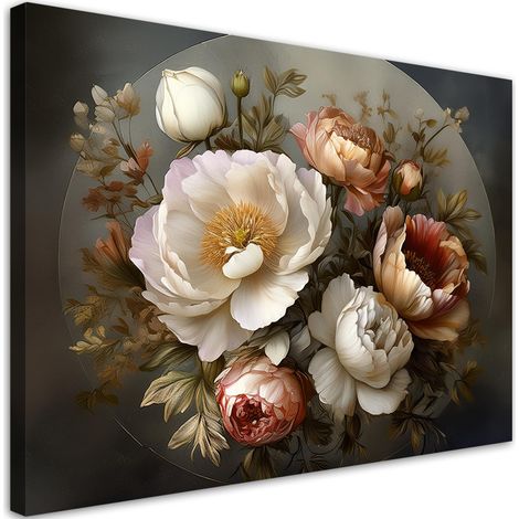 Quadro su tela, Natura Botanica Fiori Foliage - 60x40 (1/5)