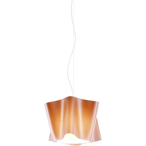 Sospensione Moderna Folio Polilux ® Rame E Metallo Cromo 1 Luce E27 (1/2)