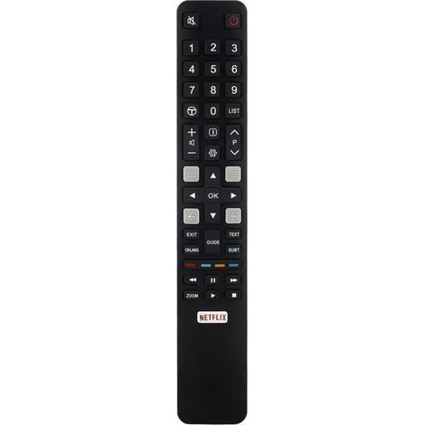 TéLéCommande pour TCL TV RC802N YAI3 YUI2 YU14 YUI1 YU11 65C2US 75C2US 43P20US U65S9906 U43P6006 ContrôLeur-Ywey