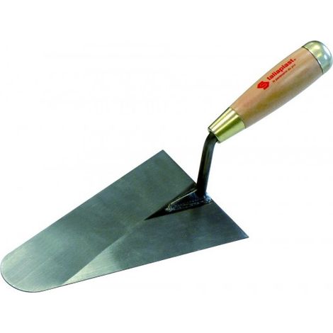 TRUELLE LISSEUSE BOUT ROND SOUDEE 16CM MANCHE BOIS TALIAPLAST - 430800