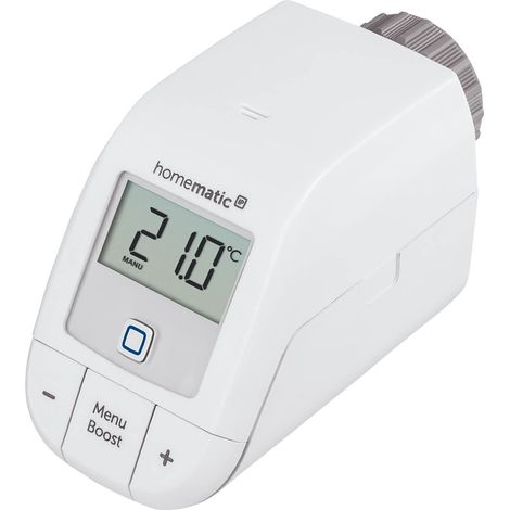 Homematic IP Smart Home 153412A0 - Termostato digitale di base, controllo tramite app, Alexa, Google Assistant, facile installazione, risparmio energetico (1/4)