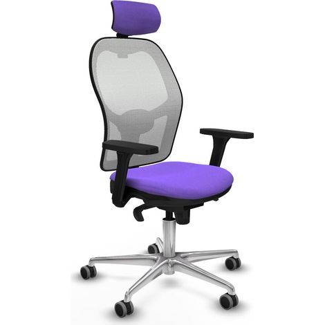 Sedia Ufficio con Poggiatesta Jorquera Piqueras y Crespo 3D086G2 Lilla (1/5)
