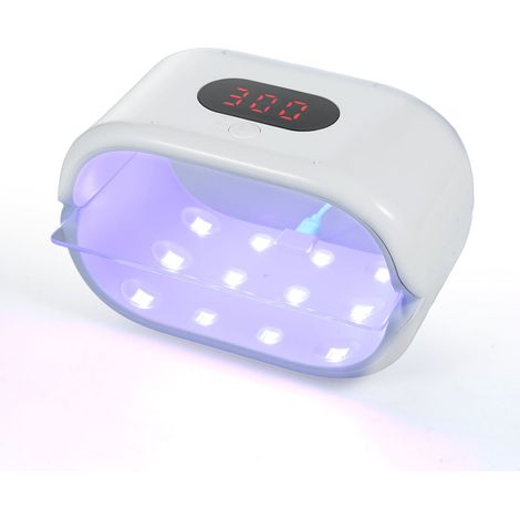 Lampe UV pour résine 36W double face, polymérisation UV rapide (2 min, 3 min, 5 min), affichage numérique, légère et portable, idéale pour la création de moules en résine, la fabrication de bijoux et (1/5)